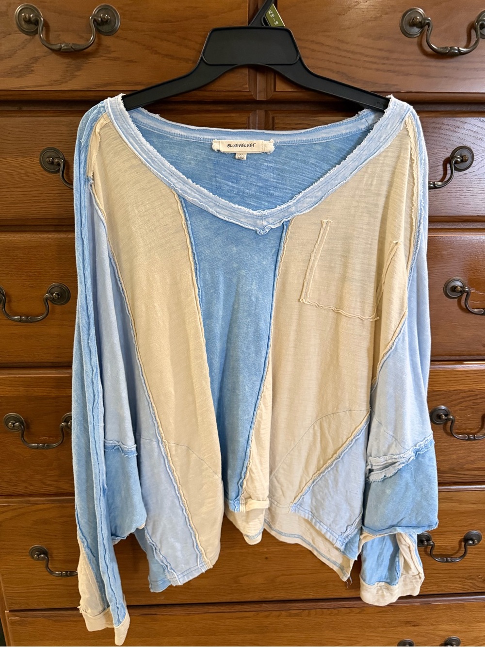 Blue Velvet top
